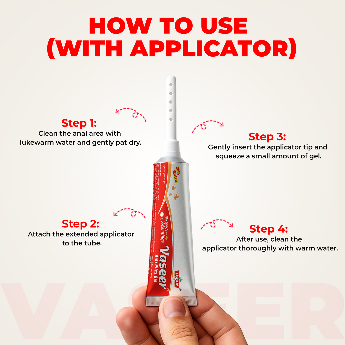 Jolly Vaseer Anti-Piles Gel - 30gm
