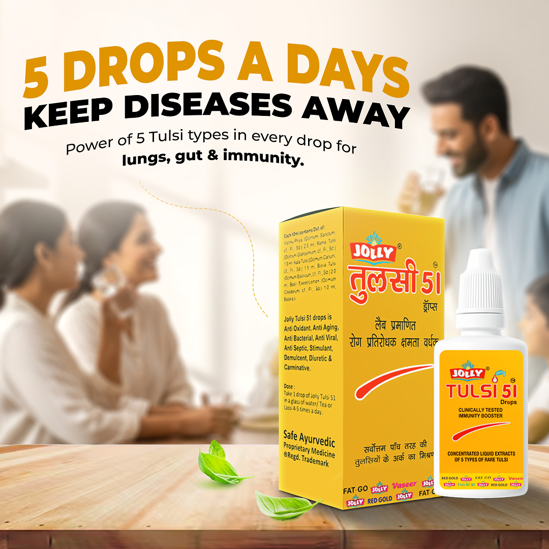 Jolly Tulsi 51 Drops – 30ml