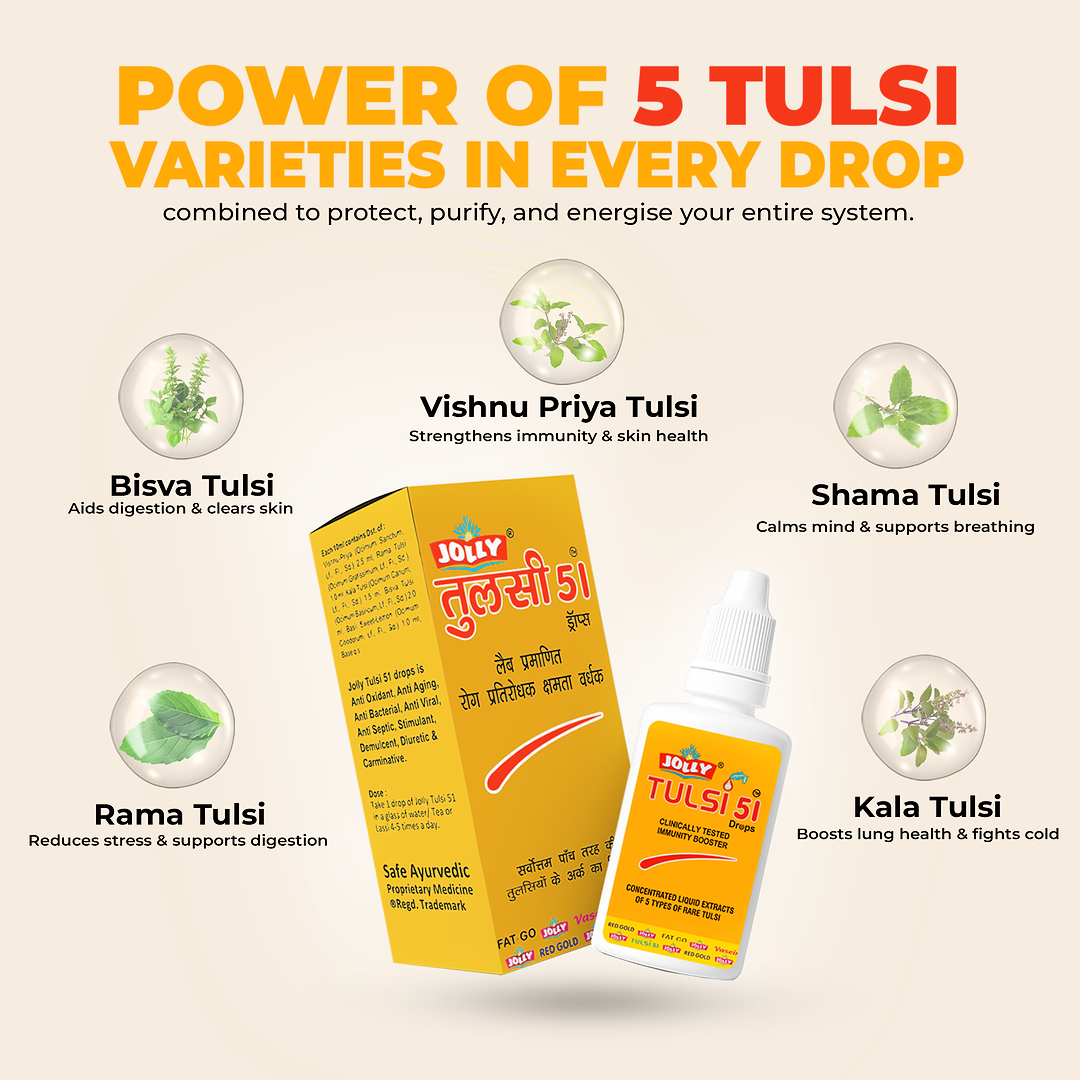 Jolly Tulsi 51 Drops – 30ml