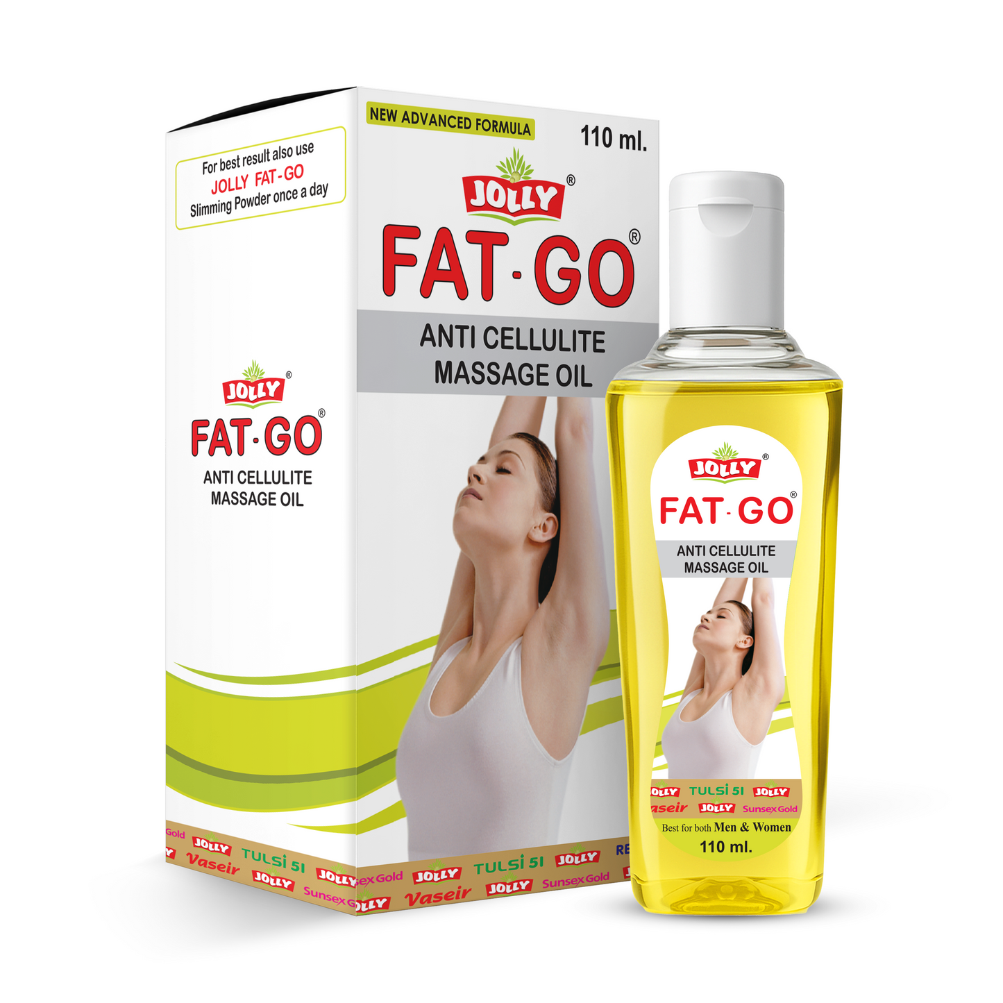 Jolly Fat-Go Anti-Cellulite Massage Oil - 110 ml
