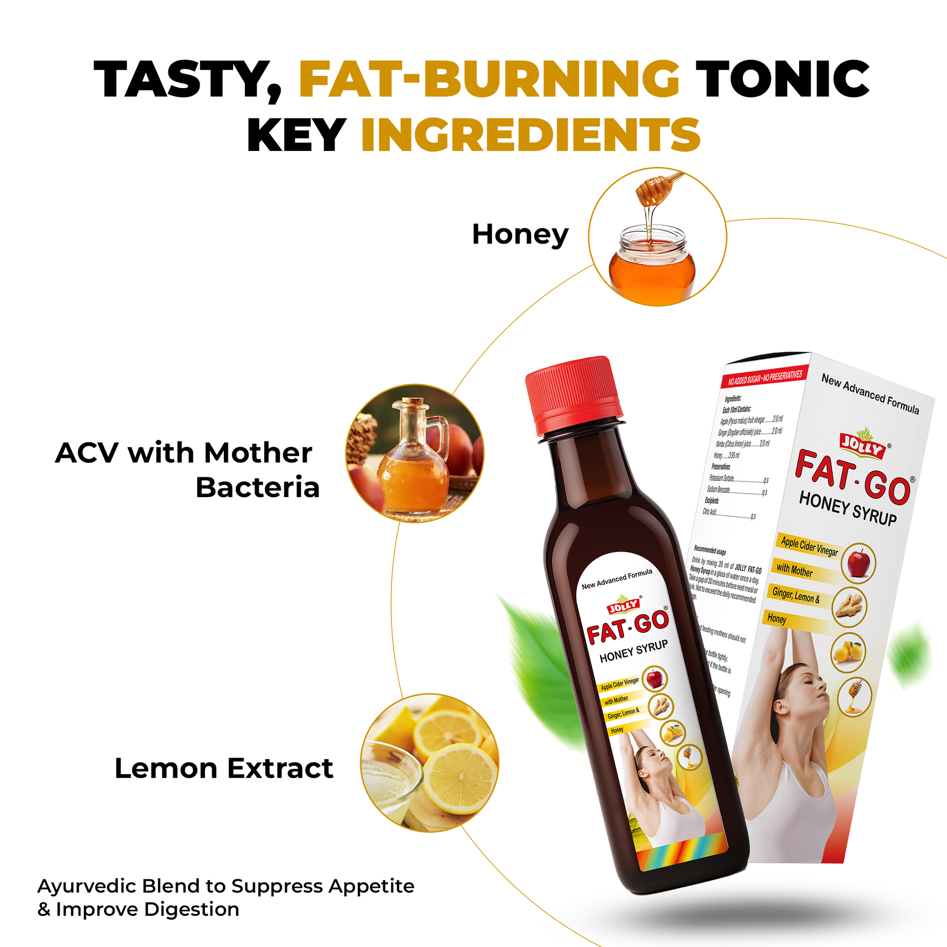 Jolly Fat Go Honey Syrup Image 2