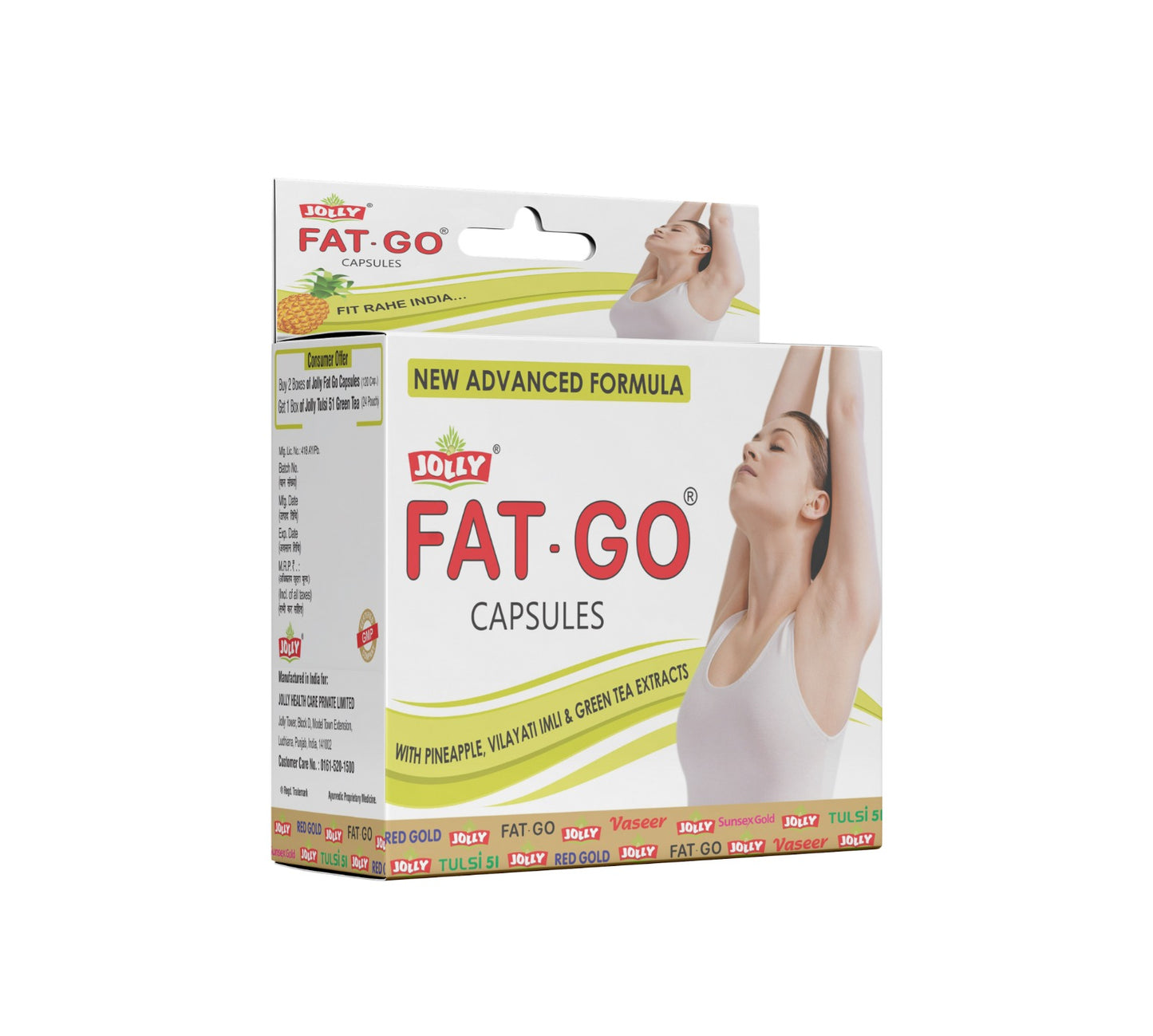Jolly Fat Go Slimming Capsules - 60 Capsules Image 9