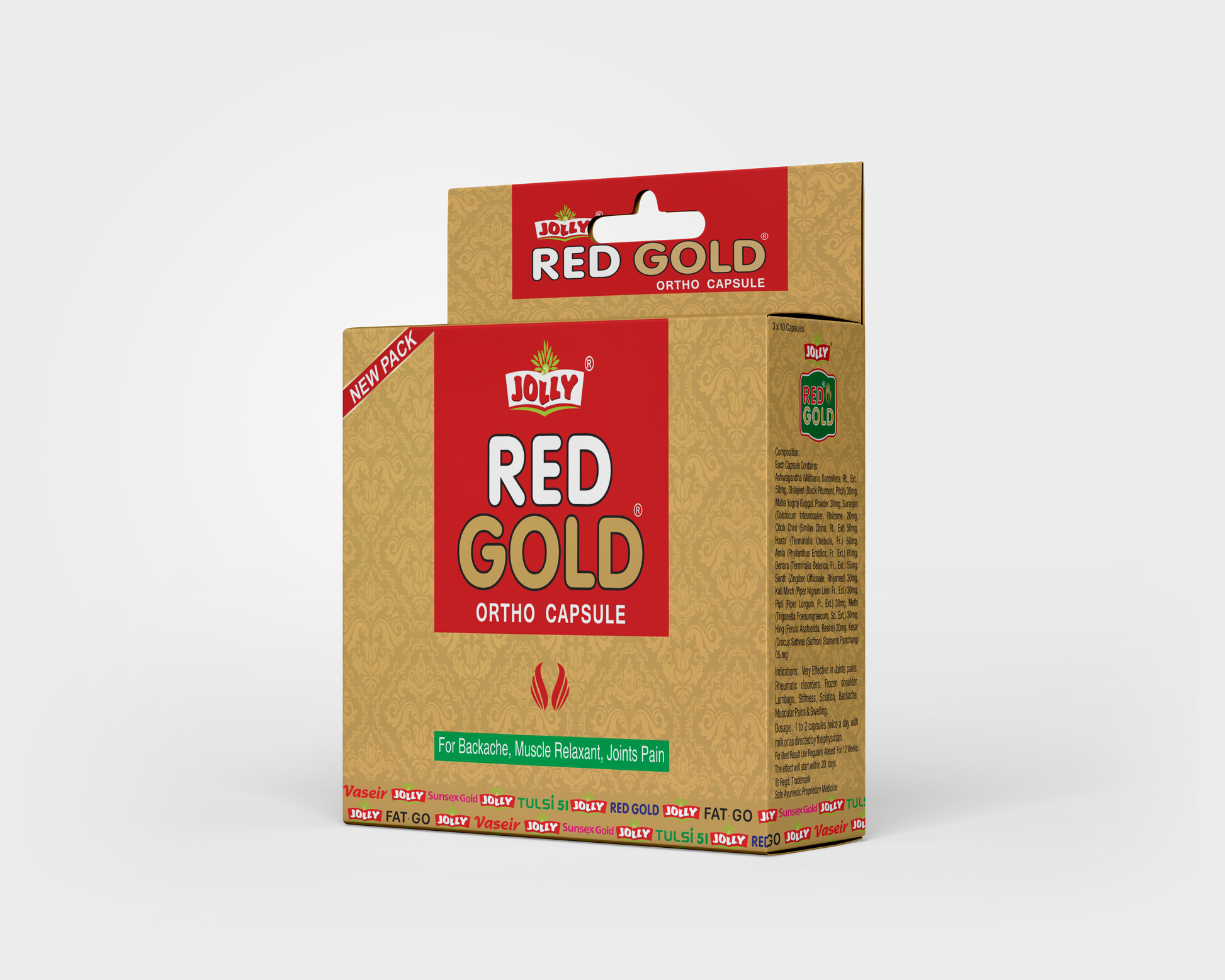 Jolly Red Gold Ortho Capsules Image 2