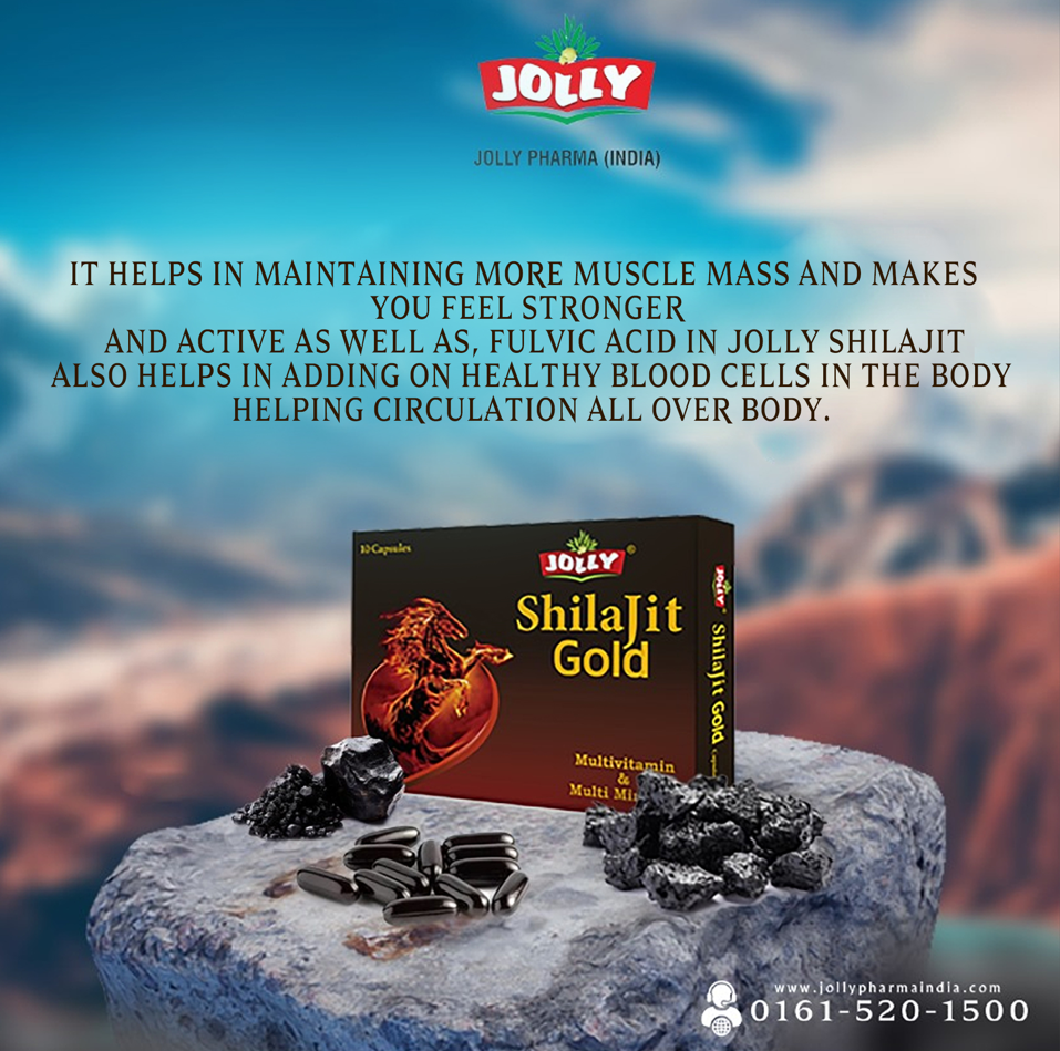 Jolly Shilajit Gold Capsules Pack of 10 Capsules