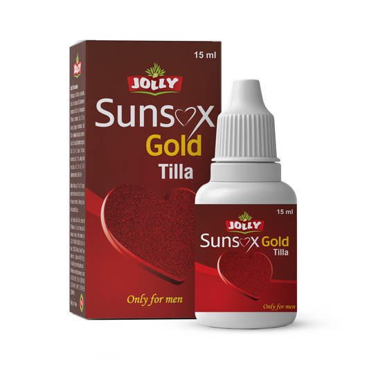 Jolly Gold Herbal Vitality Oil – Ayurvedic Wellness Formula (15ml)