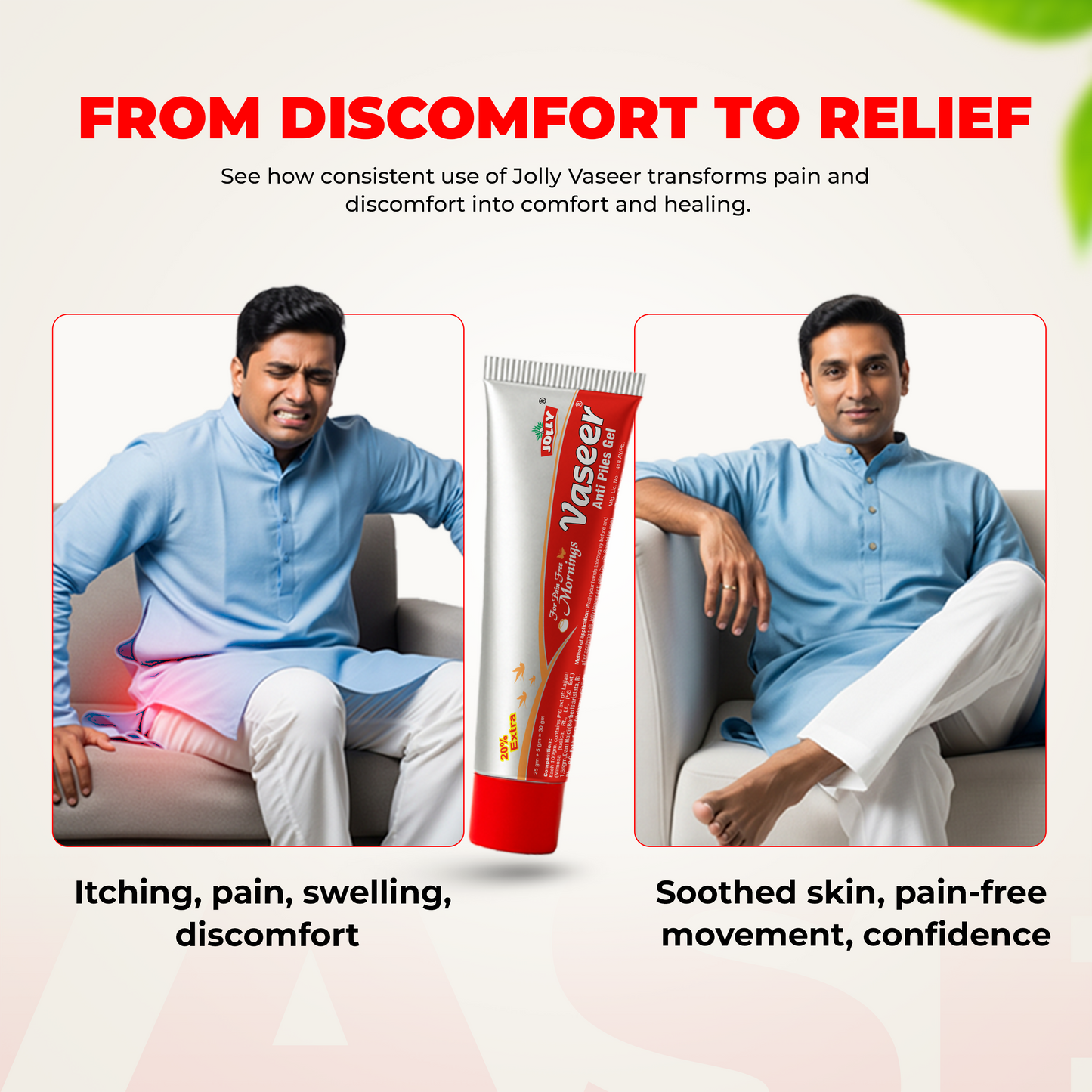 Jolly Vaseer Anti-Piles Gel - 30gm