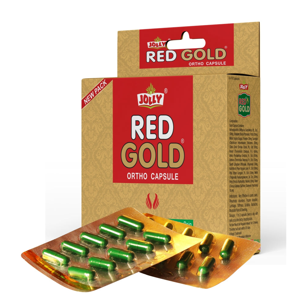 JOLLY RED GOLD CAPSULE AND OIL (30-Capsule and 60ml Oil)
