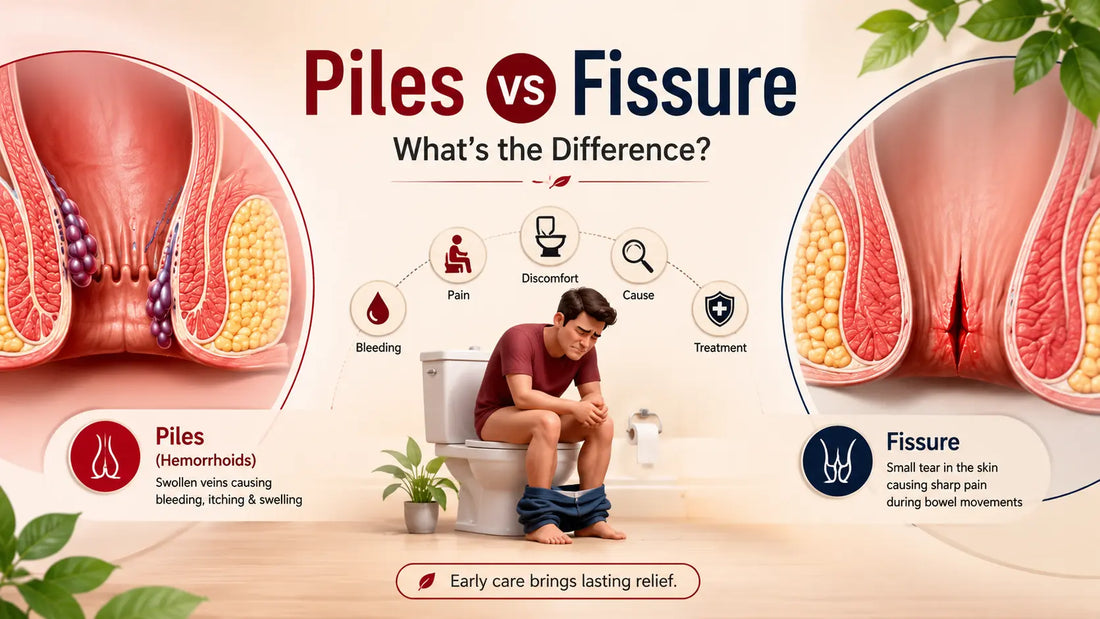Piles vs Fissure: What's the Difference?