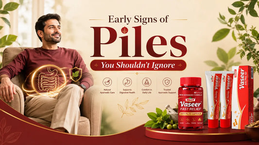 Early Signs of Piles with Jolly Vaseer Fast Relief Anti Piles Capsules and Vaseer Anti Piles Gel