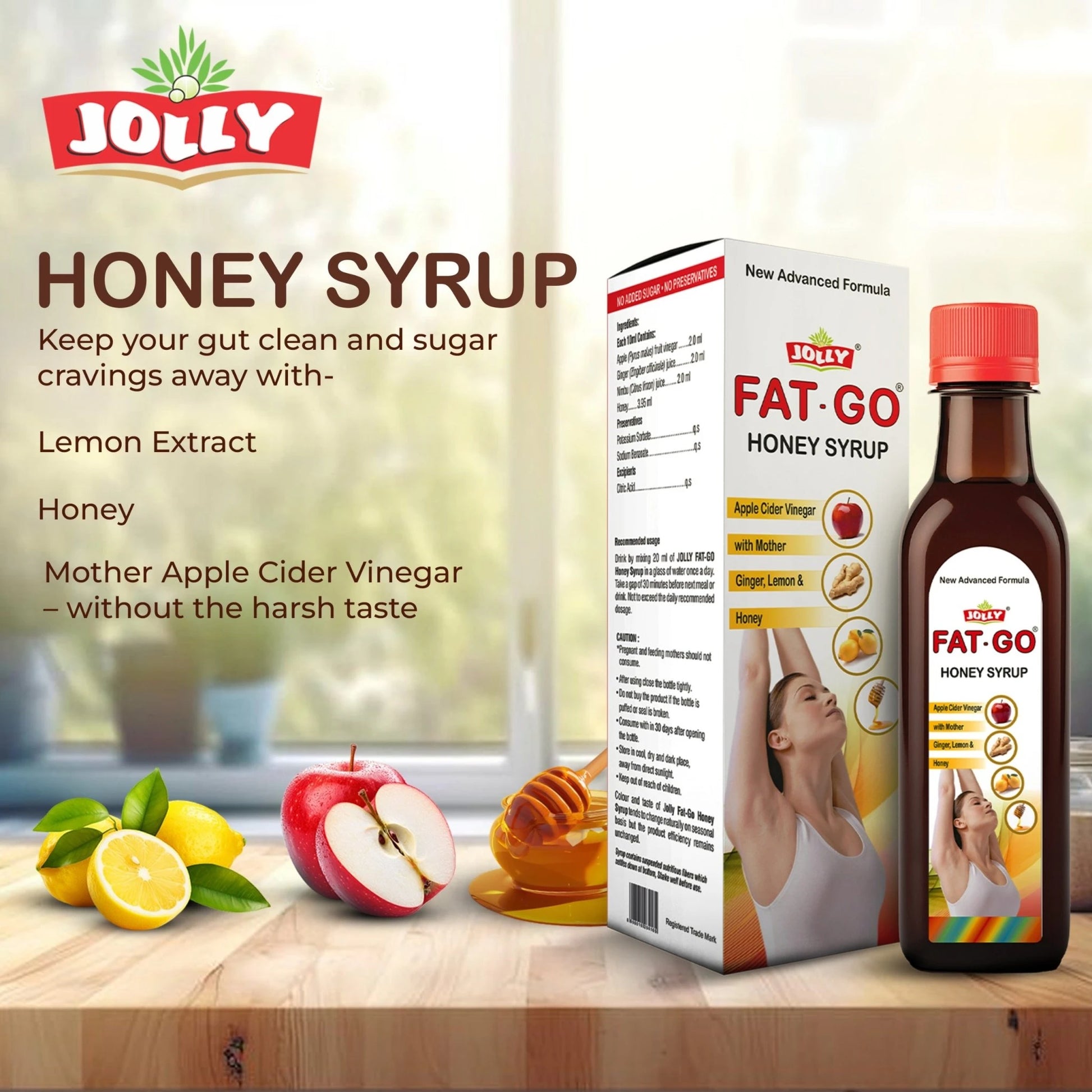 jolly fat go honey syrup
