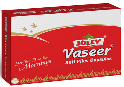 Jolly Vaseer Anti-Piles Capsule and Gel For Fast Relief in Pain & Burning