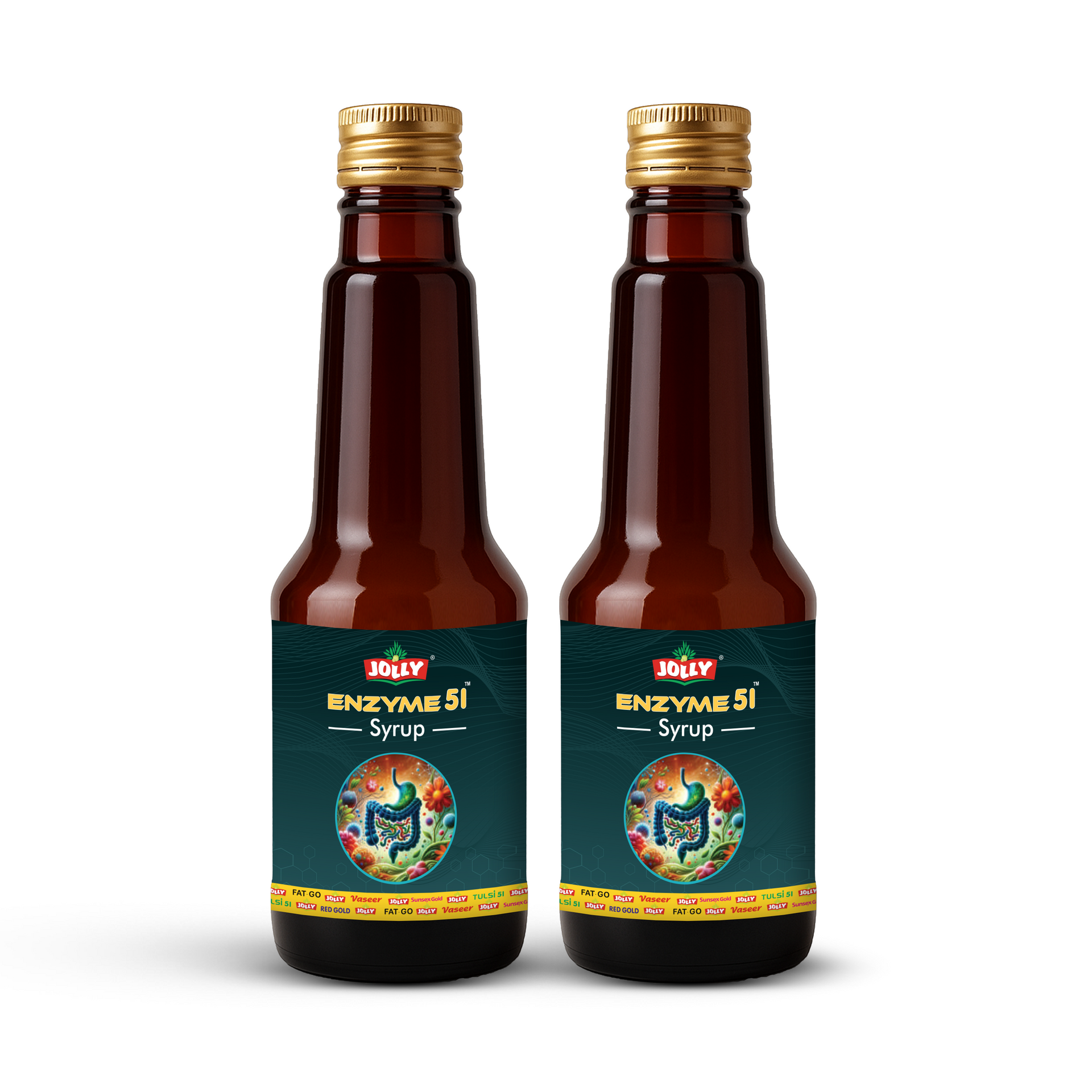 Enzyme51 – Ayurvedic Digestive & Gut Health Syrup – Jolly Pharma India