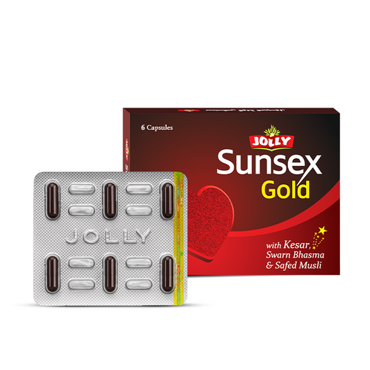 Jolly Sunsex Gold Capsule Pack Of 2 Strips (6x2 Capsules)
