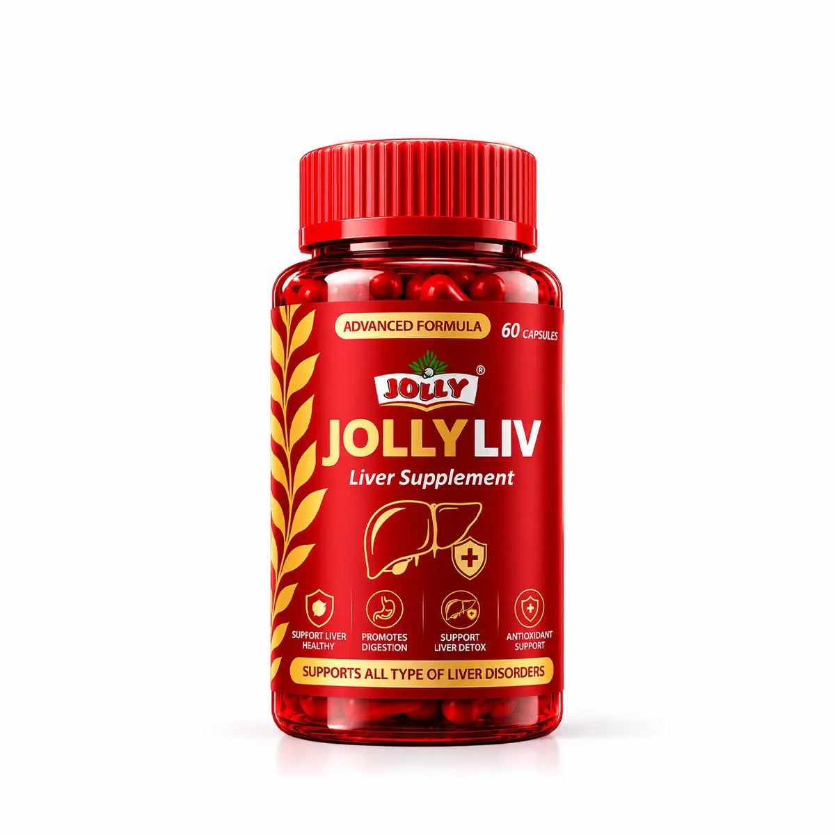 JOLLY LIV Liver Medicine – Ayurvedic Liver Support Capsules