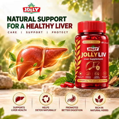 JOLLY LIV Liver Medicine – Ayurvedic Liver Support Capsules