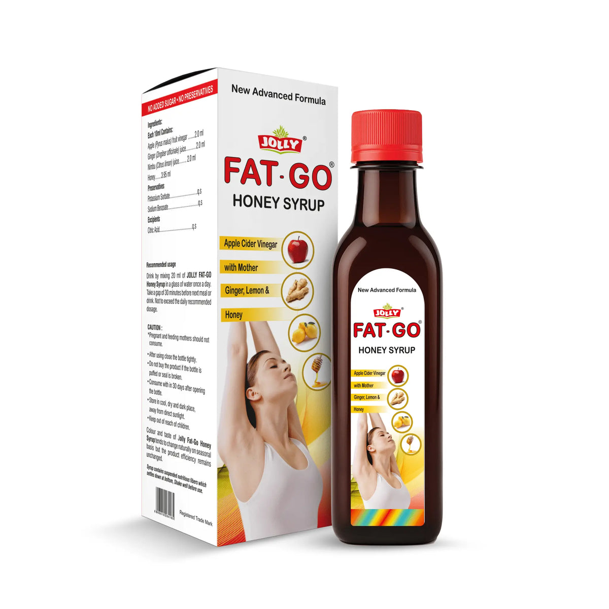 Jolly Fat Go Honey Digestion Syrup - 250ml