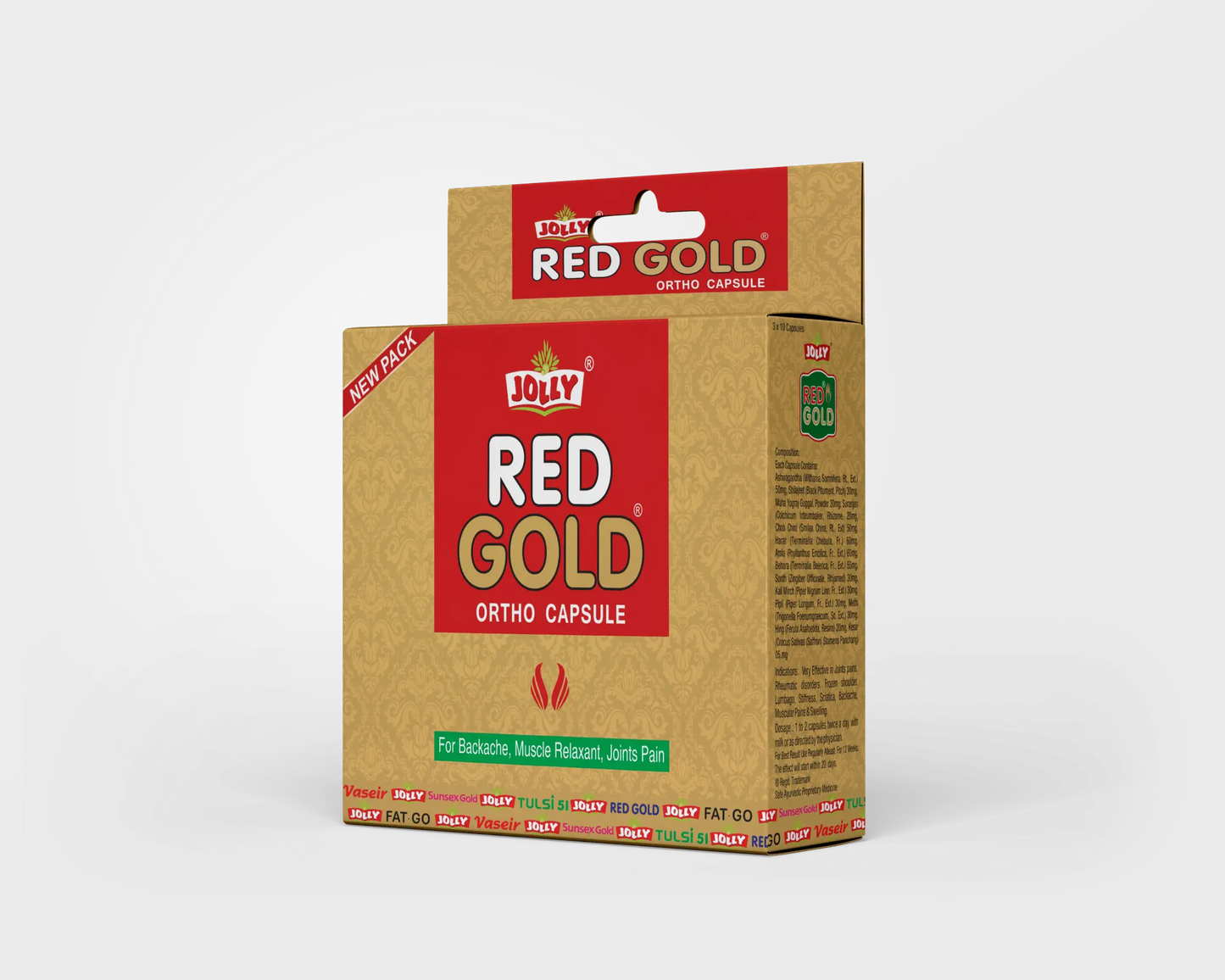 red gold box
