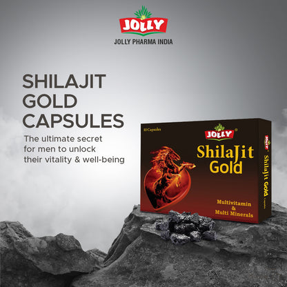 Jolly Shilajit Gold Capsules - Pack of 10 Capsules Image 7