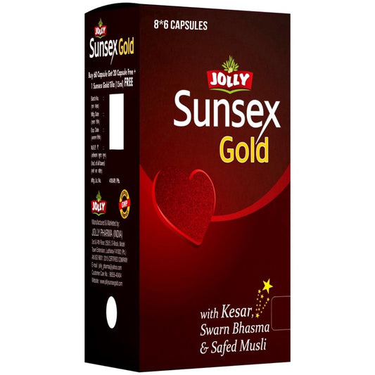 Jolly Sunsex Capsule And Tilla Oil Combo (Pack of 8x6 capsule with 15 ml OIL) Image 1