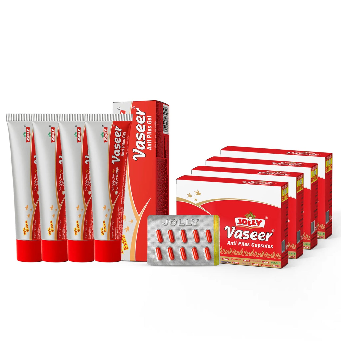 pack of 2 months 4 gel + 4 capsule pack