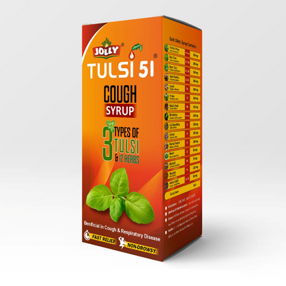 Jolly Tulsi 51 Cough Syrup – 100ml