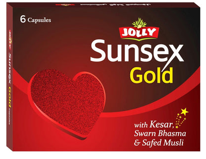 JOLLY SUNSEX GOLD CAPSULE Pack of 2 strips (6x2 Capsules)