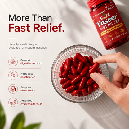 Ayurvedic piles treatment capsules for fast relief