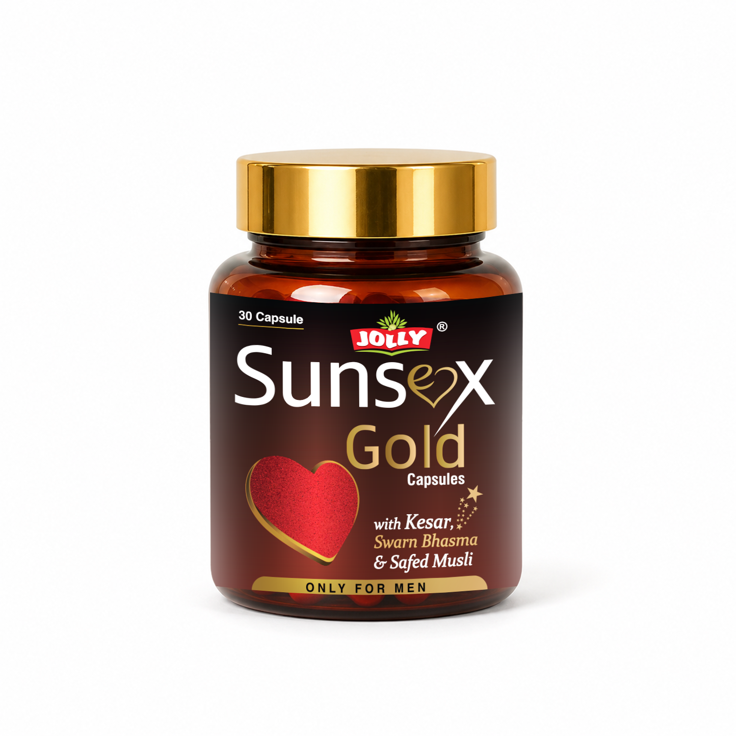 Jolly Sunsex Gold capsules bottle 