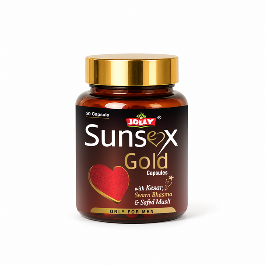 Jolly Sunsex Gold capsules bottle 