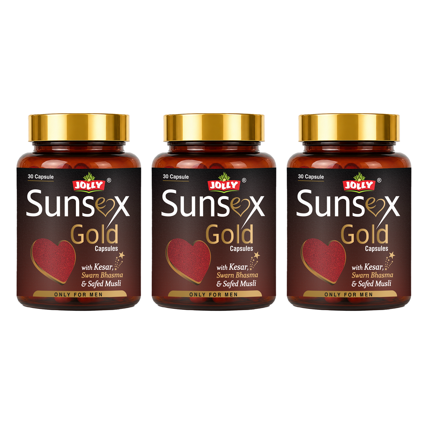 jolly sunsex gold capsules pack of 3 bottles