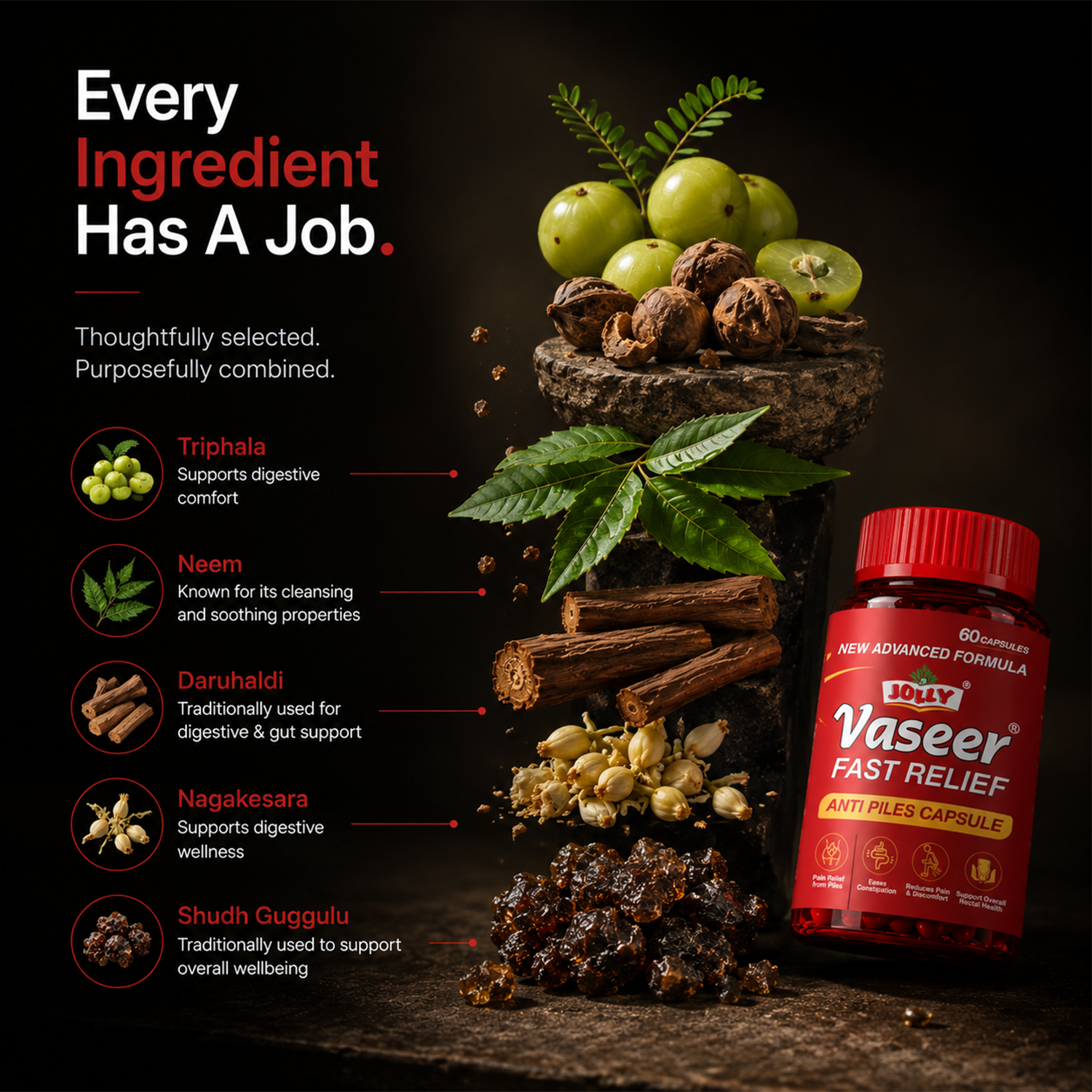 vaseer capsule every ingredient has a job