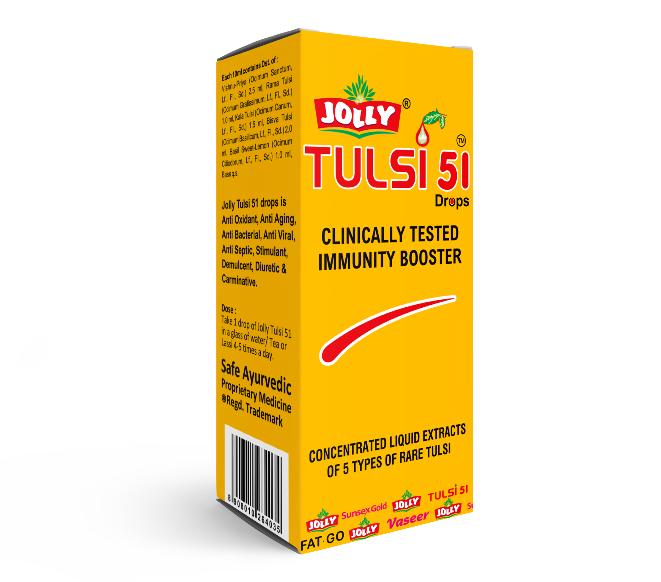 JOLLY TULSI 51 DROPS 30ML – Jolly Pharma India