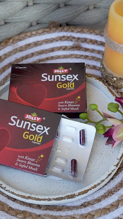 JOLLY SUNSEX GOLD CAPSULE Pack of 1 (6 Capsules)