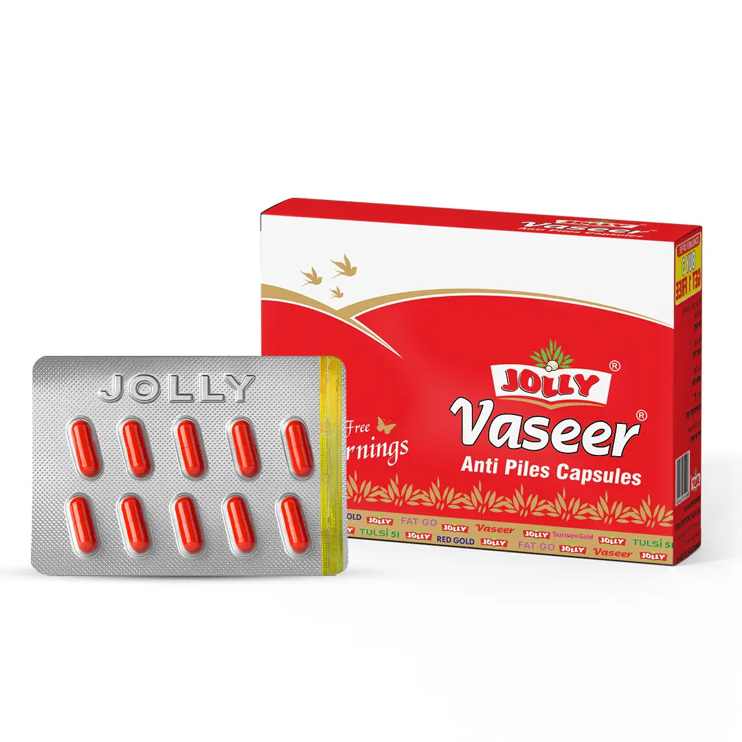 Jolly Vaseer Ayurvedic Anti-Piles Capsules – Natural Piles Relief