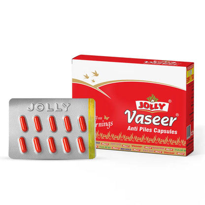 Jolly Vaseer Ayurvedic Anti-Piles Capsules – Natural Piles Relief