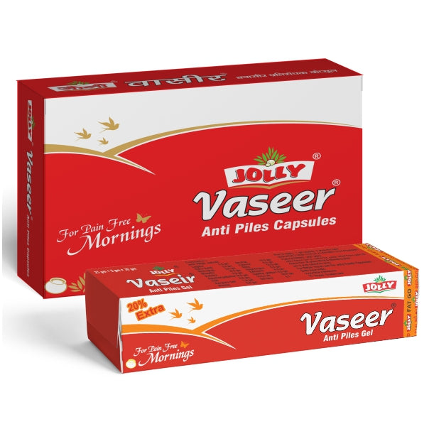 Jolly Vaseer Anti-Piles Capsule and Gel For Fast Relief in Pain & Burning Image 1
