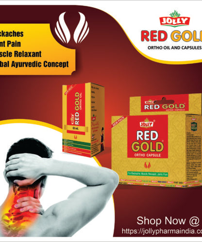 JOLLY RED GOLD CAPSULE AND OIL (30-Capsule and 60ml Oil)