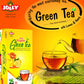 Jolly Organic Green Tea | Refreshing Lemon & Honey with Stevia Leaves- 24 Tea Bags